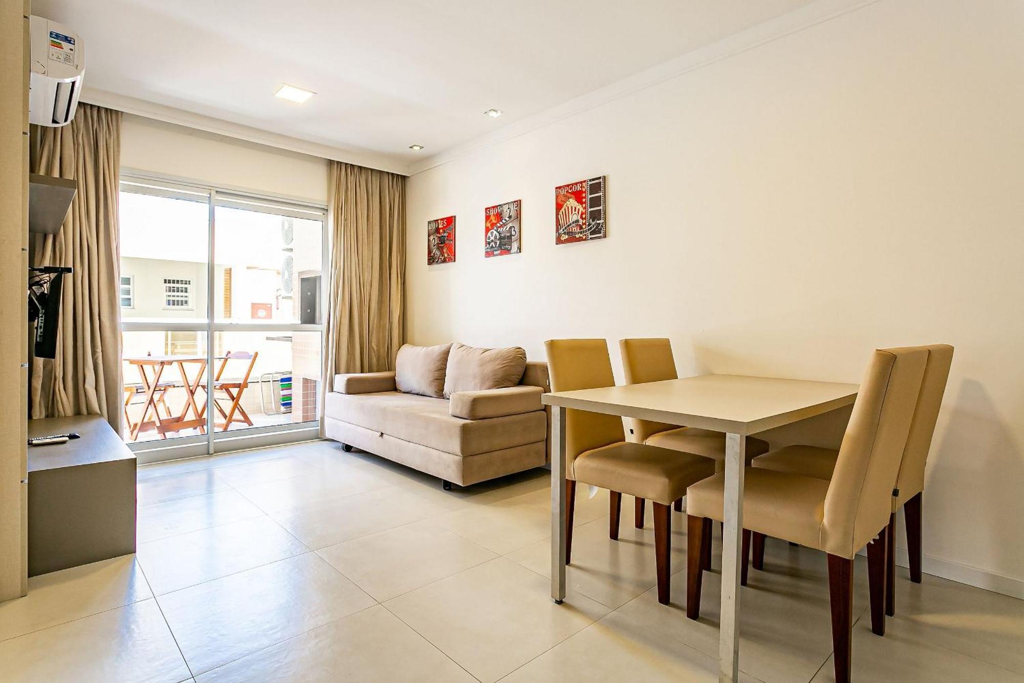 Wi-Fi 240Mb | 150M Da Praia | Piscina #Ia07D Florianopolis Ngoại thất bức ảnh