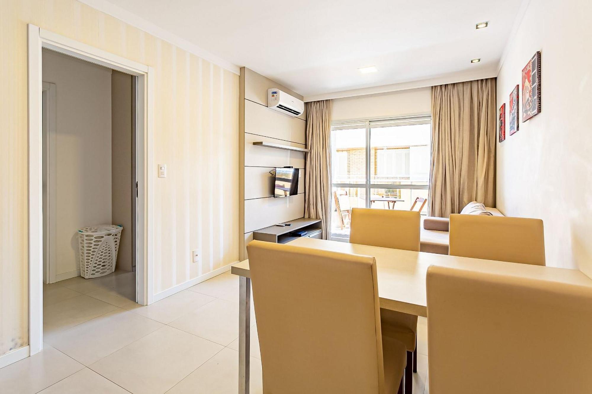 Wi-Fi 240Mb | 150M Da Praia | Piscina #Ia07D Florianopolis Ngoại thất bức ảnh